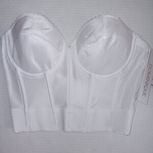 DOMINIQUE LACE TRIM PADDED CORSET